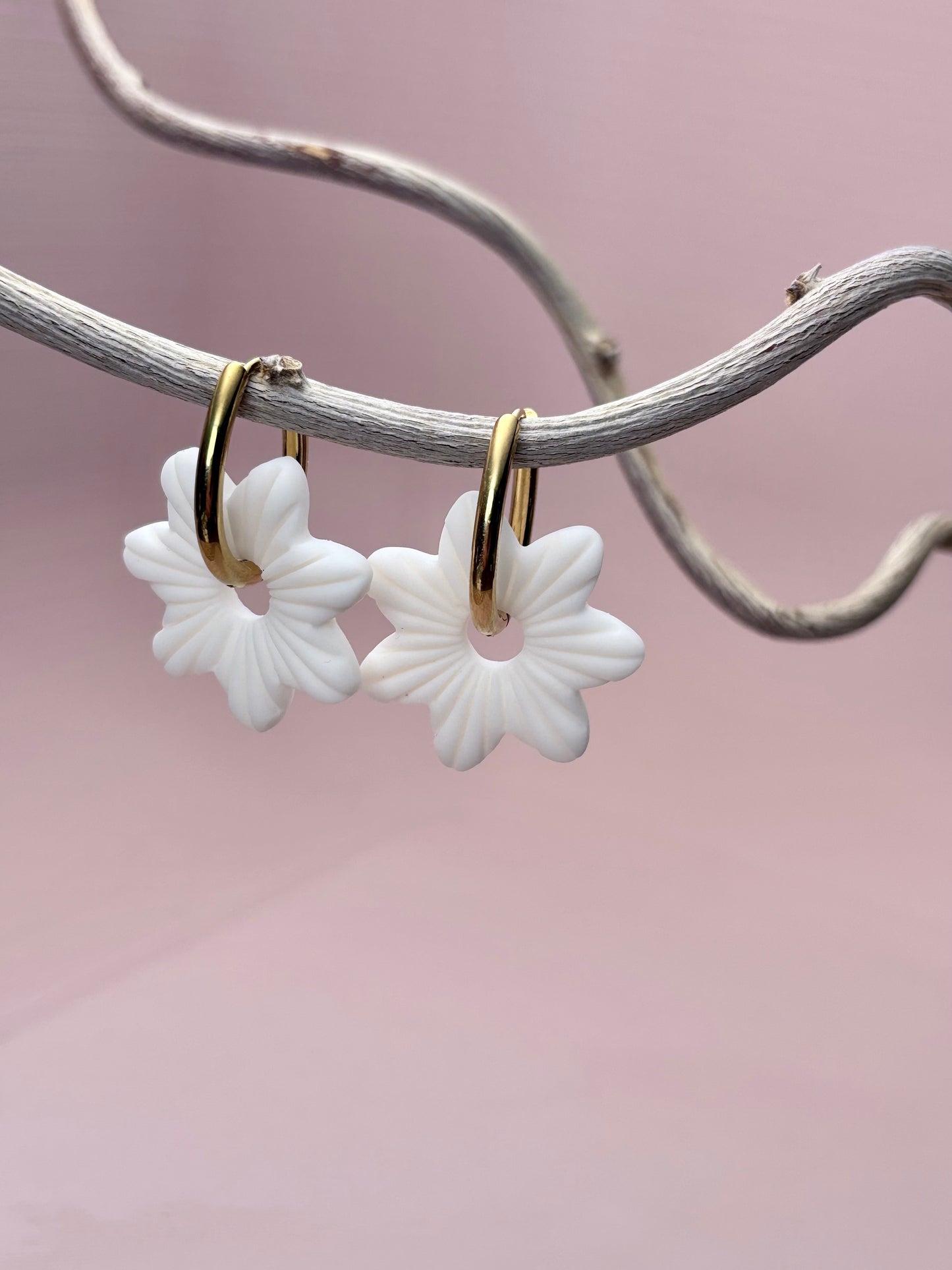 Fiore striper · Porselenhvit