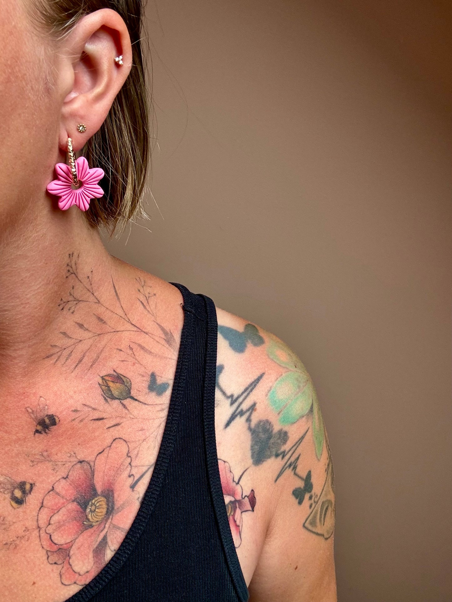Fiore striper · Hot pink