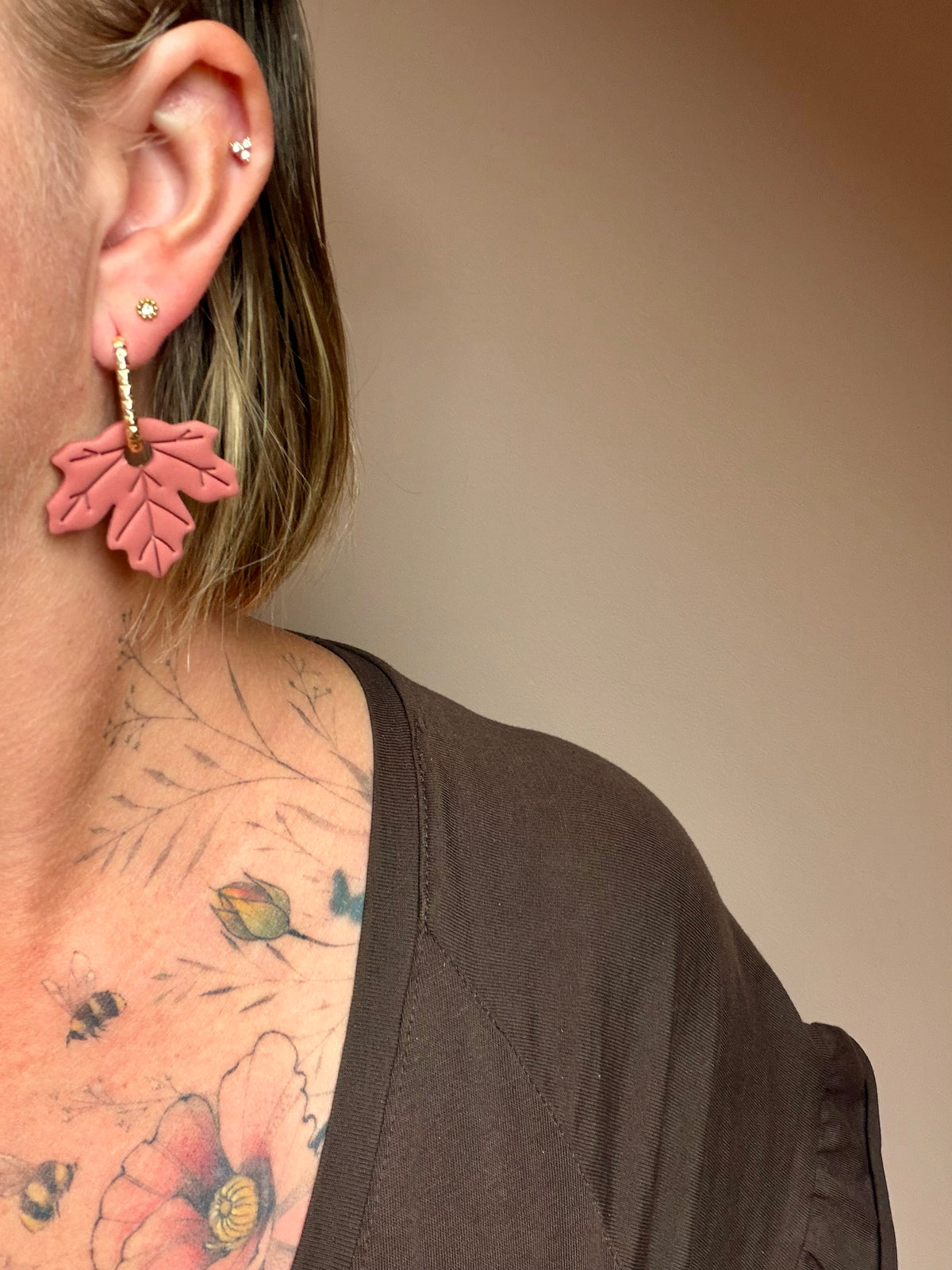 Løvblad · Dyp terracotta